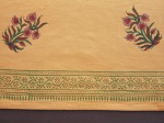 holiday napkins, ochre napkins, floral napkins, indian napkins