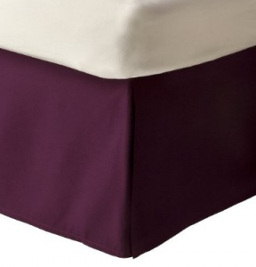 Purple bedskirt from Target