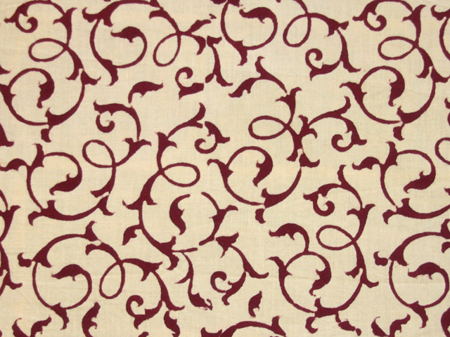 Cream Reverse Coordinated Print
