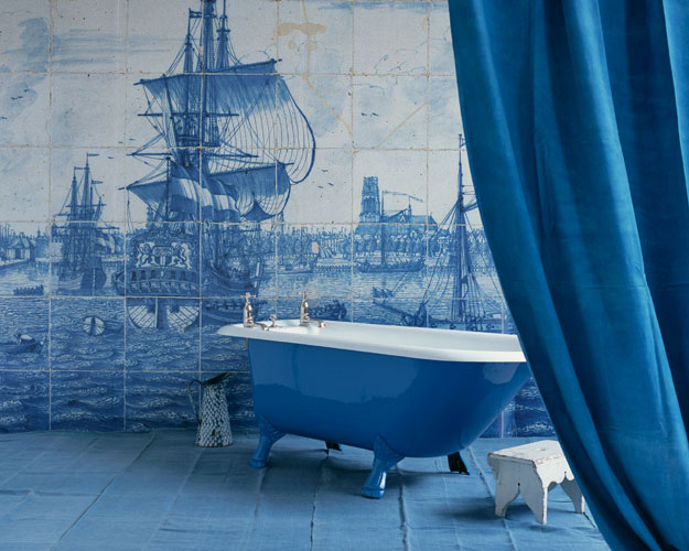 blue bath decorating ideas