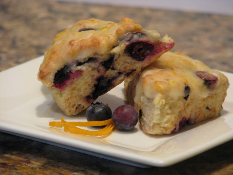blueberry lemon scones