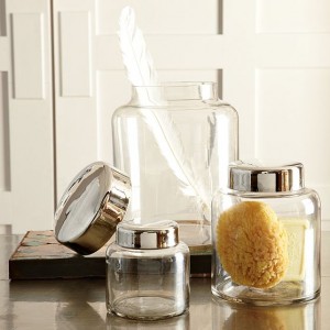 Glass jars apothecary glass jars apothecary bath accessory
