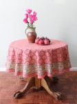 india rose round table cloth summer dining ideas