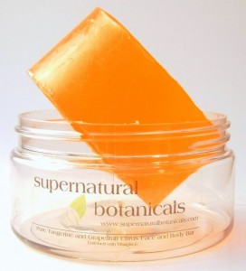 ideas for a summer bath tangerine soap