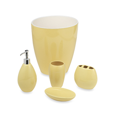 yellow bath ensemble