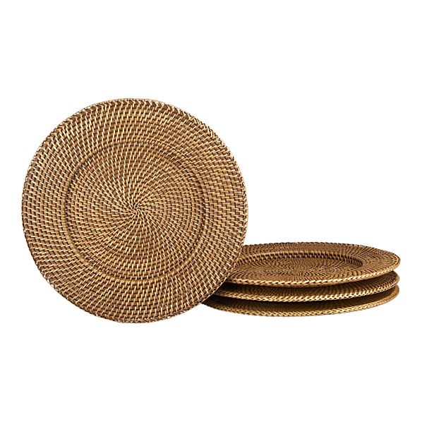 Rattan chargers