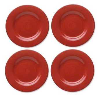 Sonoma red dinner plates