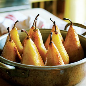 carmelized-pears