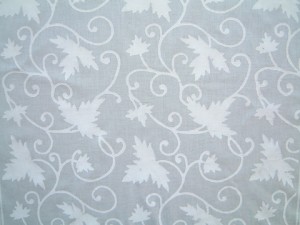 white floral tablecloth
