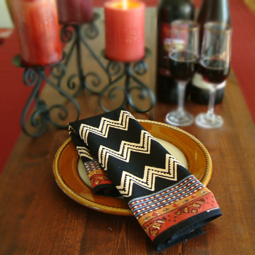Kilim Noir napkins