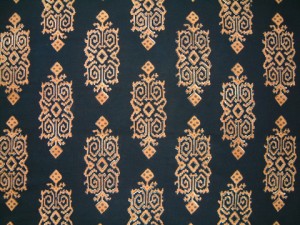 black and gold fall tablecloth