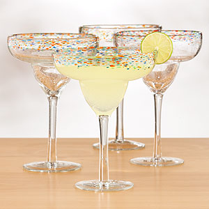 Carnival Margarita glasses