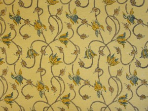 yellow and brown fall living room decor