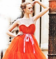 ballet orange tangerine fashion