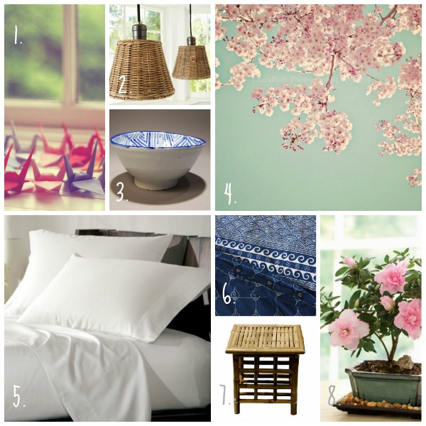 Ideas for spring home decor using block print table linens and bedding