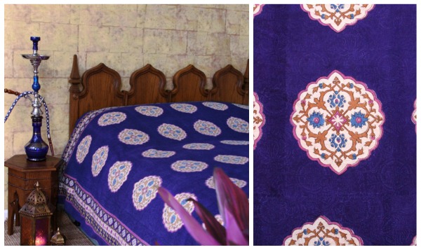 Moroccan Medallion Bedding Blue Vintage Moroccan Bedspread