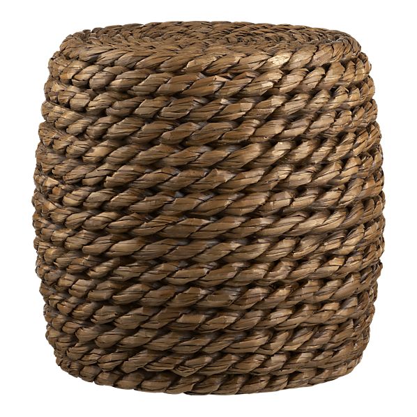 Samar Ottoman basket weave ottoman
