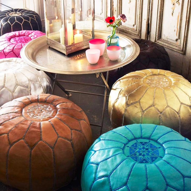 graham and green moroccan poufs colorful moroccan ottomans