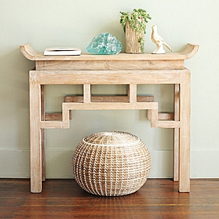 sumba stool beach grass ottoman stool