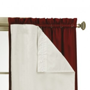 eclipse thermaliner white curtain light blocking liner