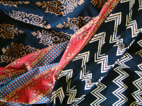 Kilim Noir duvet detail