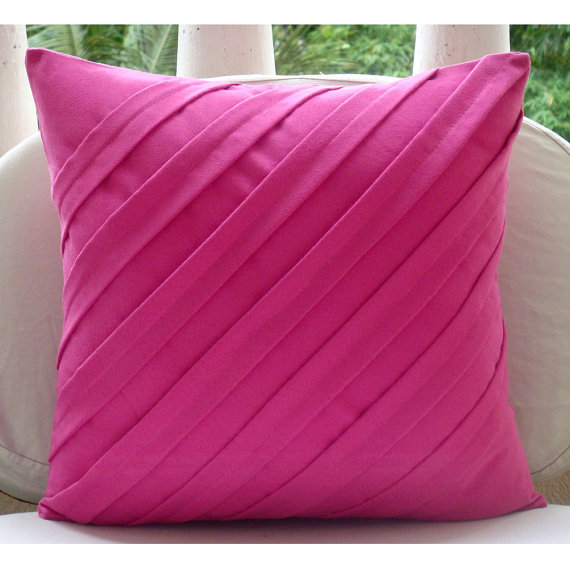Fuchsia euro sham