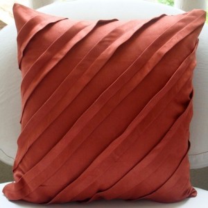 contemporary rust accent pillow s+c rust throw pillow
