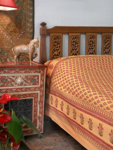 orange and pink duvet cover orange indian bedding