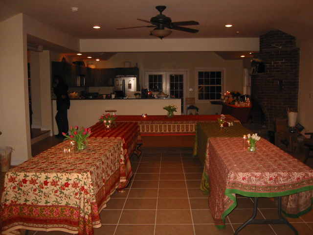 Saffron Marigold tablecloths