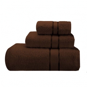 Chocolate brown bath towels