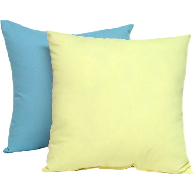 Cotton throw pillows
