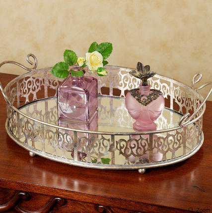 Ballina mirrored vanity tray