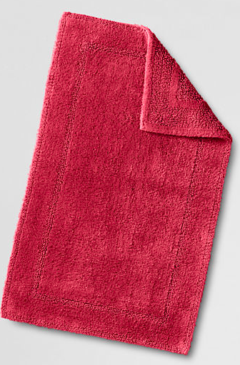 Reversible bath rug