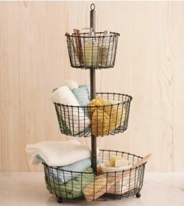 bath storage baskets
