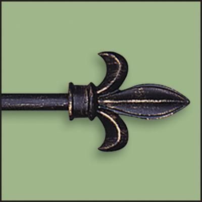 decorative curtain rod 