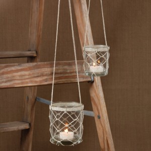 jute tealights boutique de la mer jute candle holder