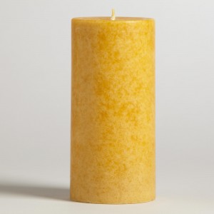 medium mottled peach candle world market fall decor