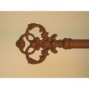 ornate metal curtain rod