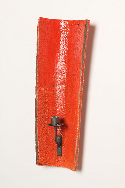 orange sconce orange ceramic sconce