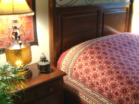 Ruby Kilim bedspread