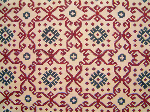 Ruby Kilim duvet, reverse print