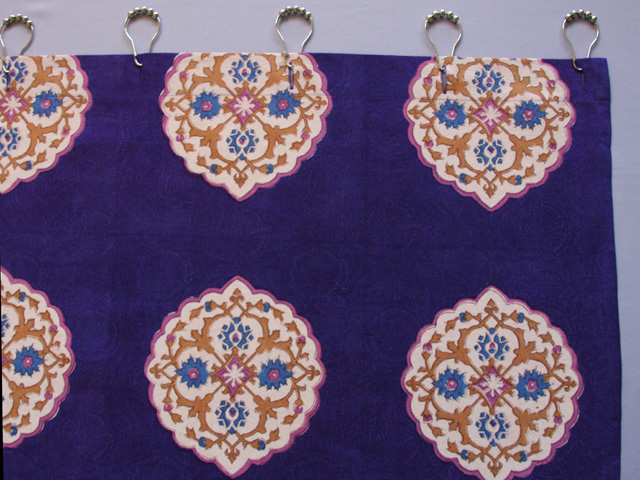 Sultan's Palace shower curtain detail