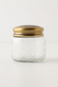 gold lidded jar