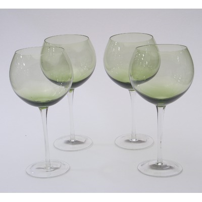 Certified-International-Glass-Stemware-Olive-Green-Red-Wine-Glasses-(Set-of-4) green wine glasses