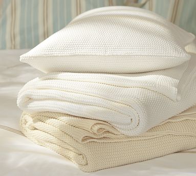 Fisherman knit blankets
