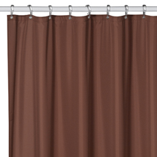 mocha shower curtain liner brown fabric shower curtain