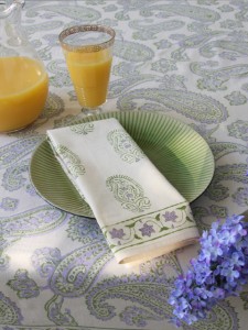 pf_paisley_green_cream_napkin Lime Green Cream Beautiful Elegant Napkins