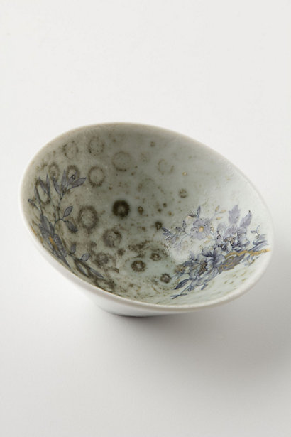 wee floral trinket dish anthropologie green and gold bath accessories
