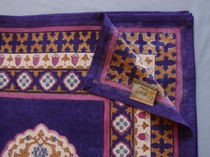 sp_blue_moroccan_bedspread_detail Purple Blue Moroccan Vintage Queen Bedspread