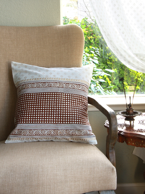 Nizam's Pearls throw pillows